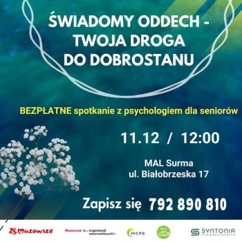 Świadomy oddech droga do dobrostanu