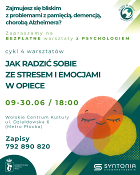 Stres i emocje w opiece - warsztaty