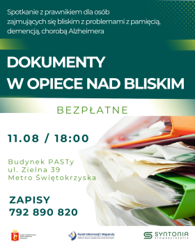 Dokumenty w opiece nad bliskimi