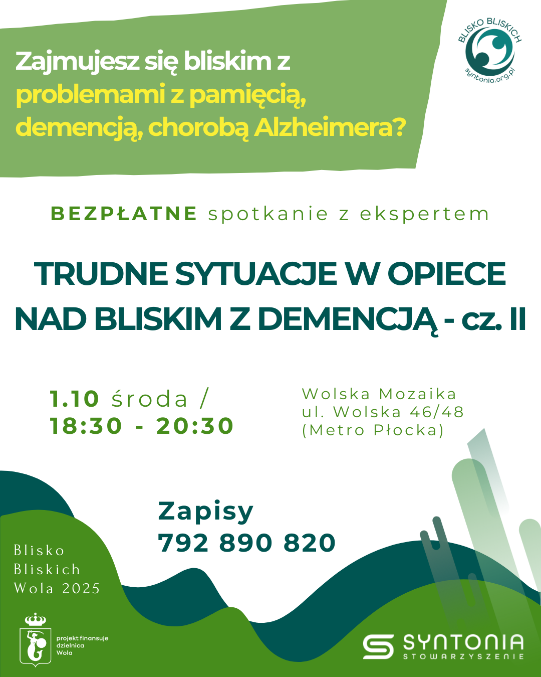 Trudne sytuacje - demencja cz. II