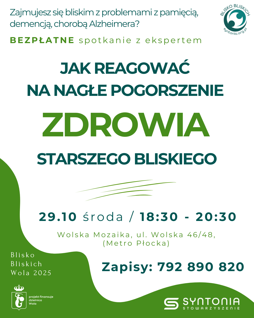 Jak reagować na nagle pogorszenie zdrowia