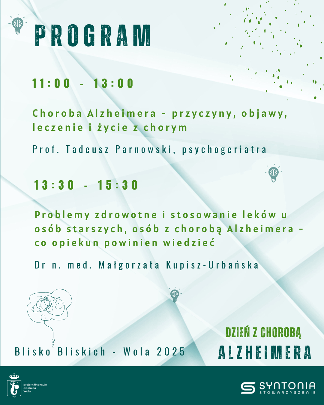 Dzien z Alzheimerem -program