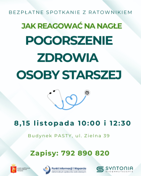 Pogorszenia zdrowia osoby starszej
