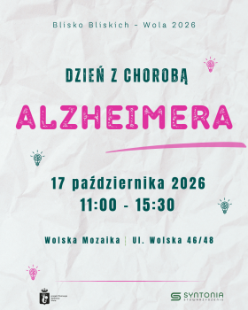 zaproszenie dla opiekunów rodzinnych na dzień z chorobą Alzheimera
